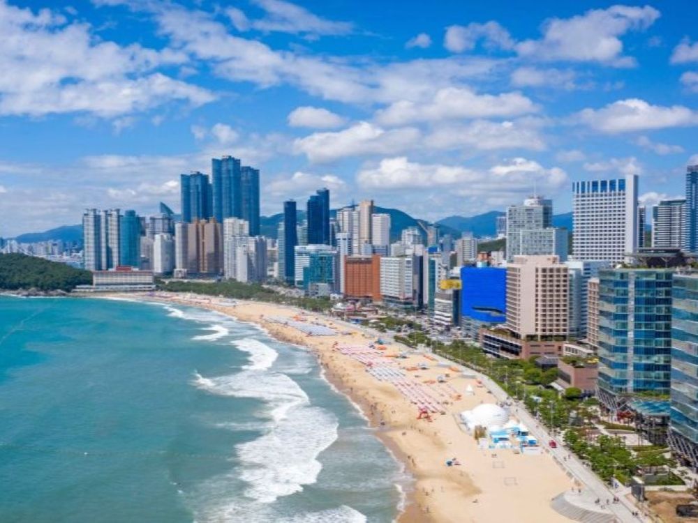 Guide Corée Voyage Corée Circuit Organisé Corée Visite Busan plage Haeundae Beach