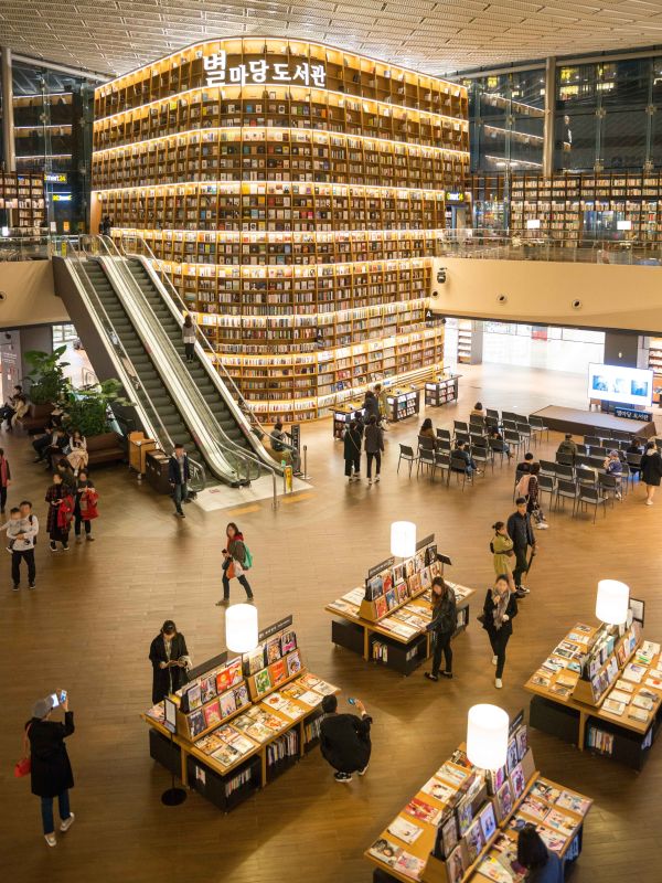 Guide Corée Voyage Corée Circuit Organisé Corée Visite Séoul COEX Starfield Library Bibliothèque Starfield