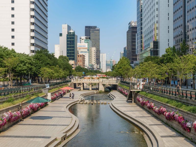 Guide Corée Voyage Corée Circuit Organisé Corée Visite Séoul Rivière Cheonggyecheon