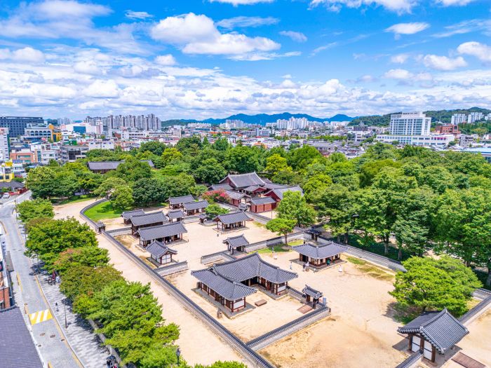 Guide Corée Voyage Corée Budget Corée Séoul Visite Jeonju Hanok Village Sanctuaire Gyeonggijeon