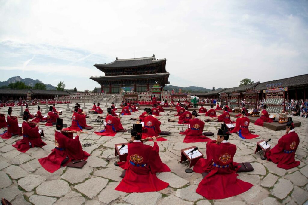 Guide Corée Voyage Corée Budget Corée Séoul Gyeongbokgung cérémonie traditionnelle